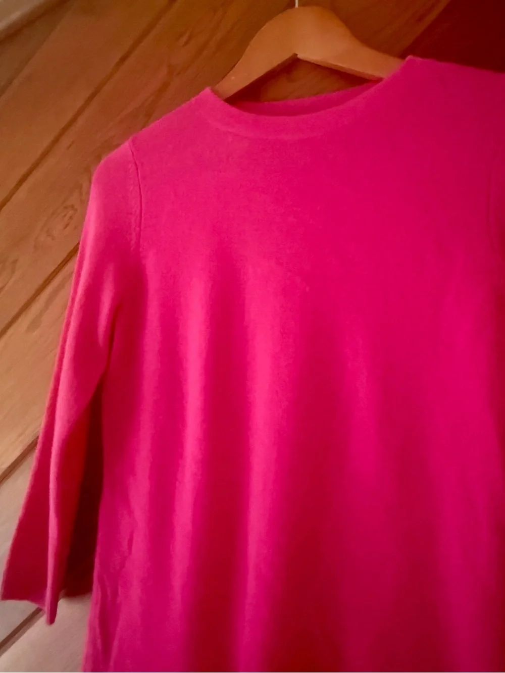 Talbots Petite 100% Pure Cashmere Crewneck Sweater Pink SP - Read Description